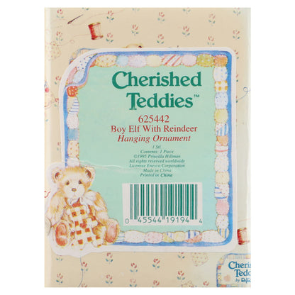 Teddy Boy Elf with Reindeer 625442