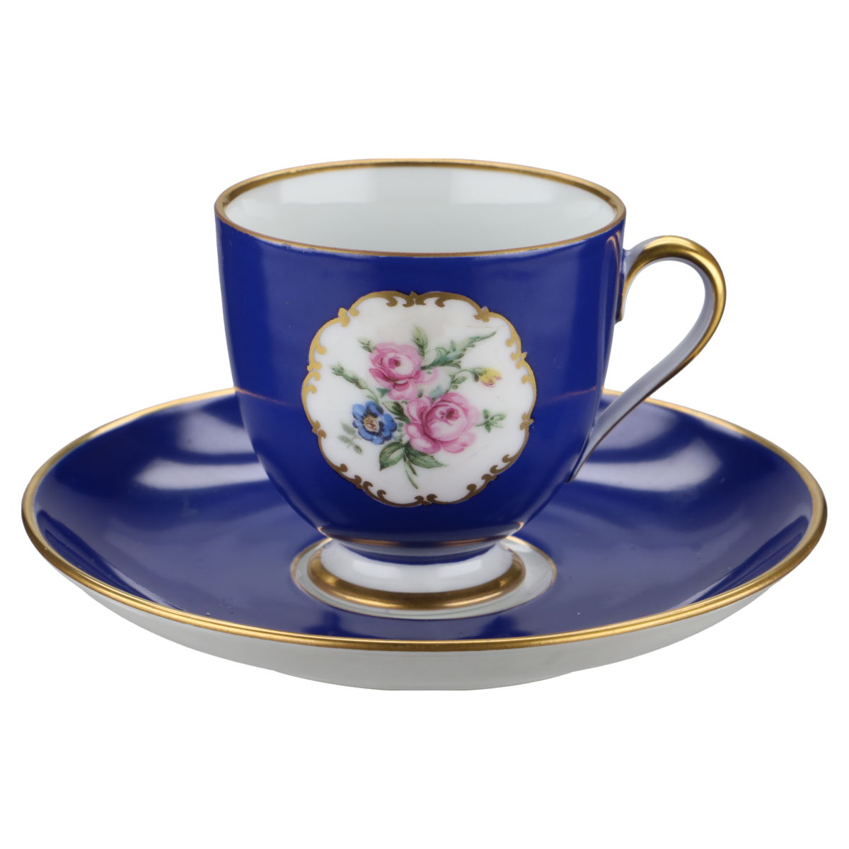 Mokkatasse Espressotasse mit Untere Blau