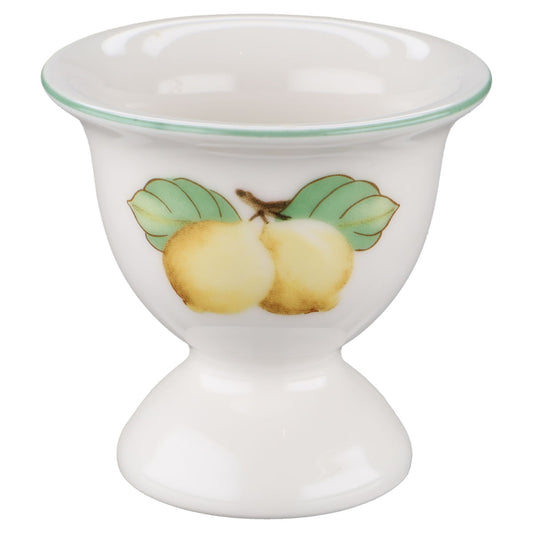 Eierbecher auf Fuß Pflaume/Zitrone