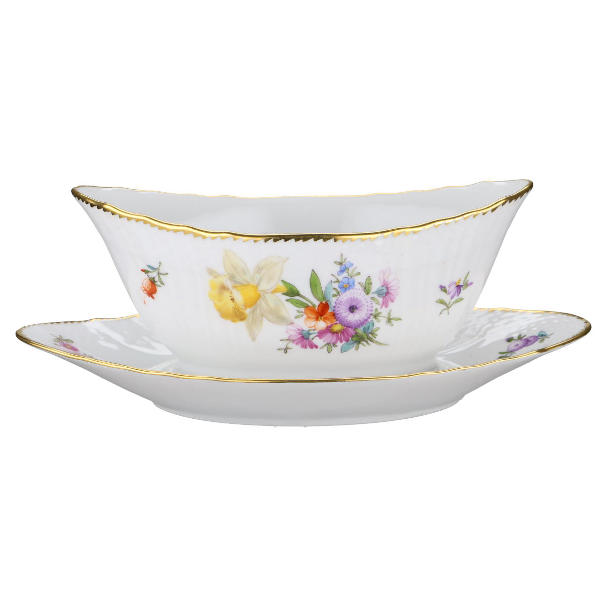 Sauciere mit Teller einteilig Modell 1651