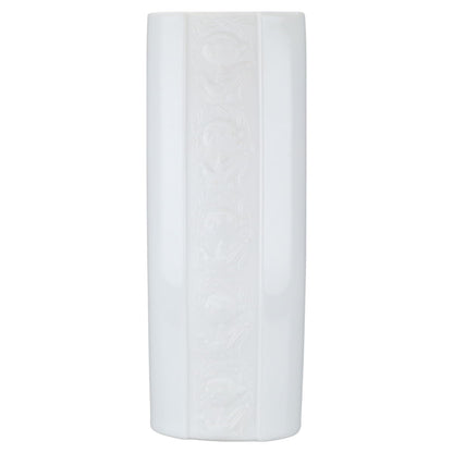 Vase oval Biskuit Reliefdekor