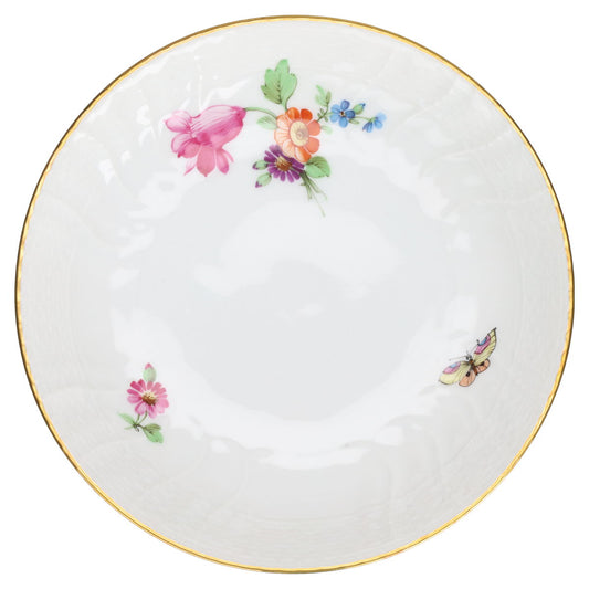 Untertasse für Kaffee Motiv Blüte Lila