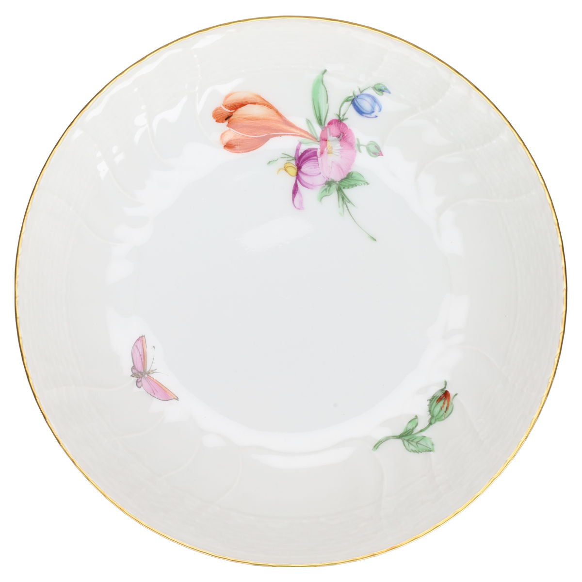 Untertasse für Kaffee Motiv Krokus Orange