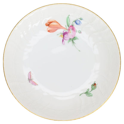 Untertasse für Kaffee Motiv Krokus Orange