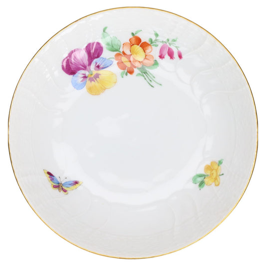 Untertasse für Kaffee Motiv Stiefmütterchen