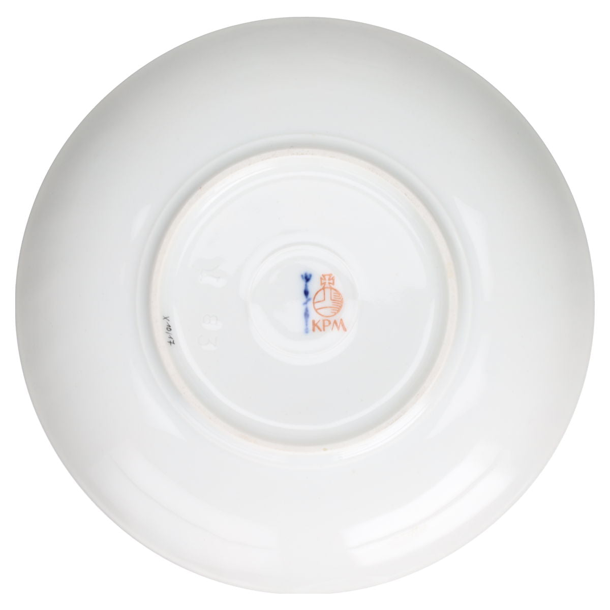 Untertasse für Kaffee Motiv Blüte Lila