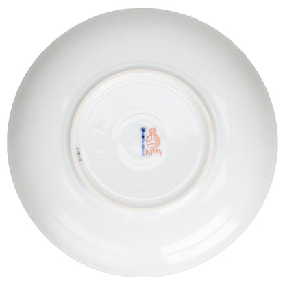 Untertasse für Kaffee Motiv Blüte Lila