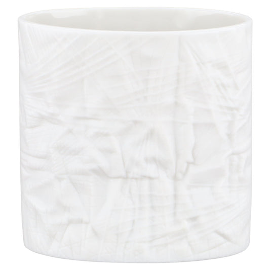 Vase mini Biskuitporzellan flach