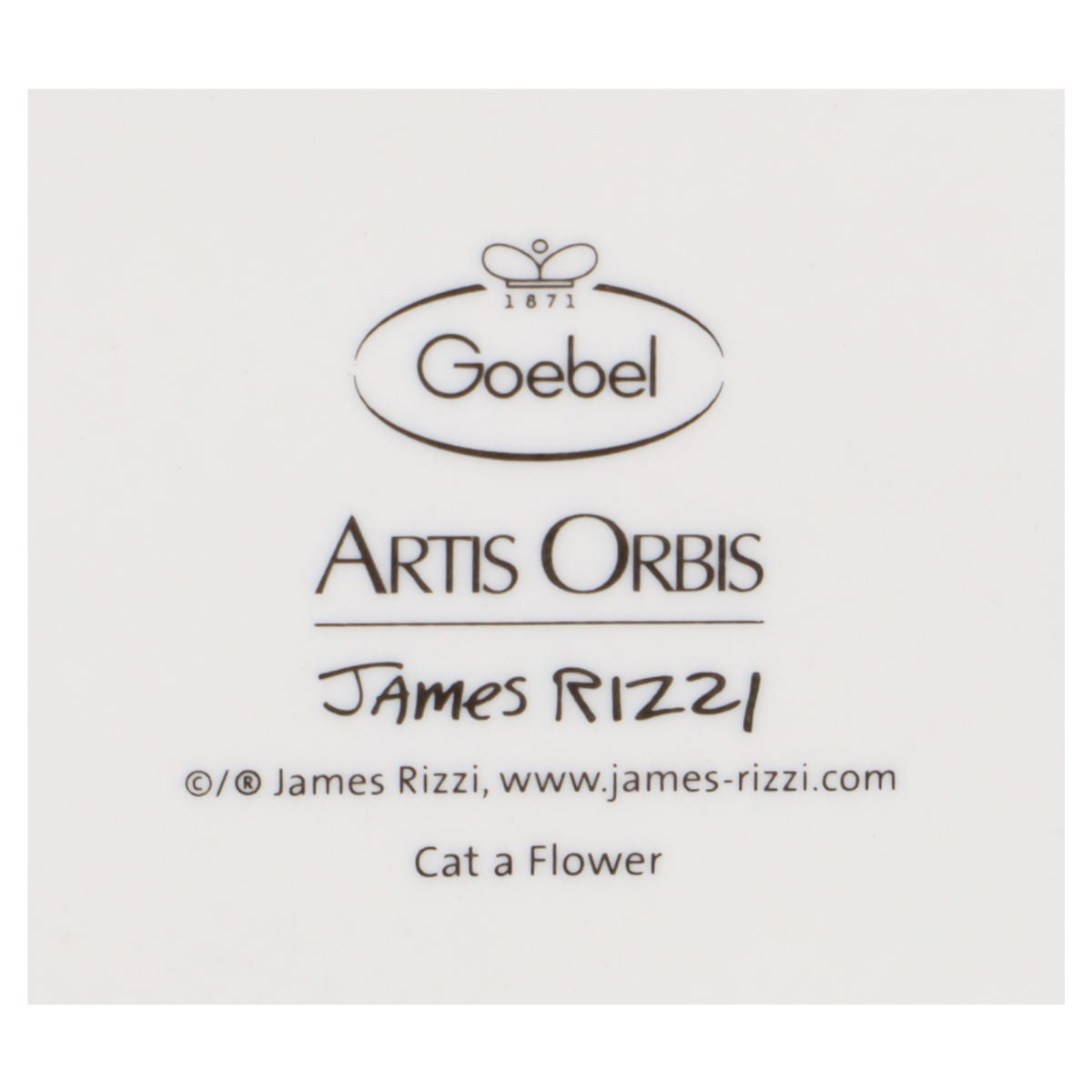 Künstlervase Katze Flowers