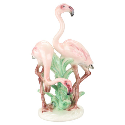 Tierfigur Flamingos Flamingopaar 38674-18 - H 18 cm