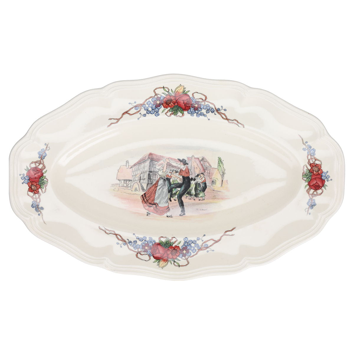 Beilagenplatte Tanz mittelgroß