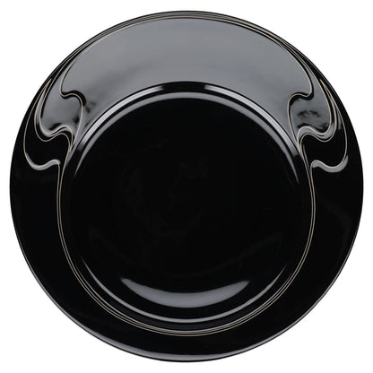 Platzteller Servierteller Schwarz Noire