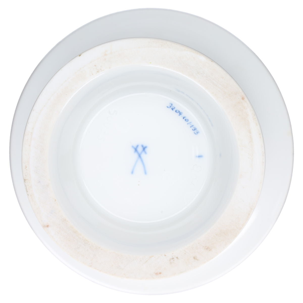 Trichtervase mittelgroß Reicher Drache Blau Gold geschuppt II.Wahl