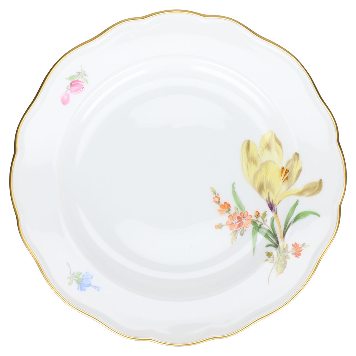 Brotteller Dessertteller Krokus gelb