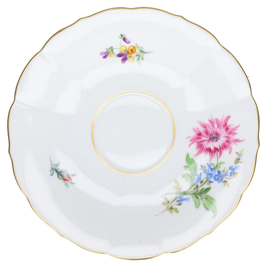 Untertasse für Tee Chrysantheme pink