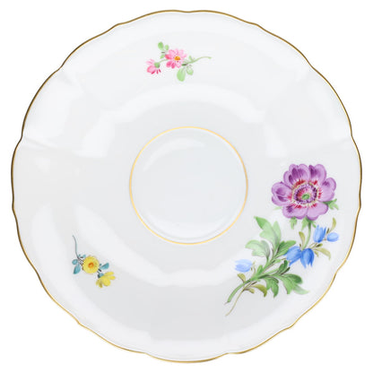 Untertasse für Tee Blüte Lila