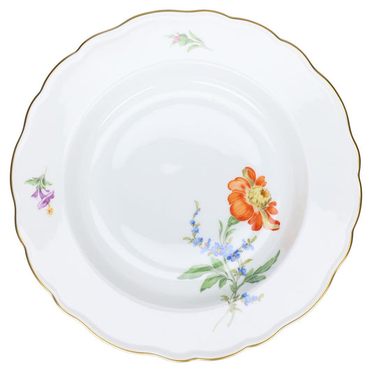 Suppenteller Kornblume orange