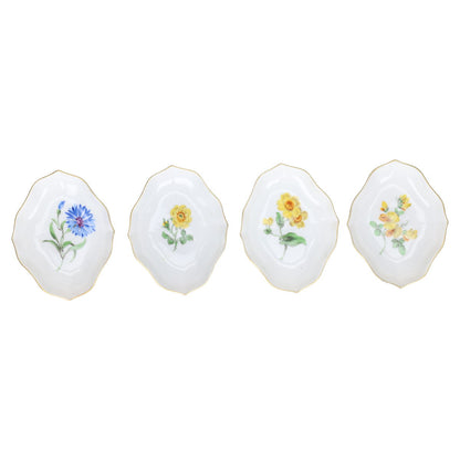 4 Minischalen Salinoform Motive Sommerblumen