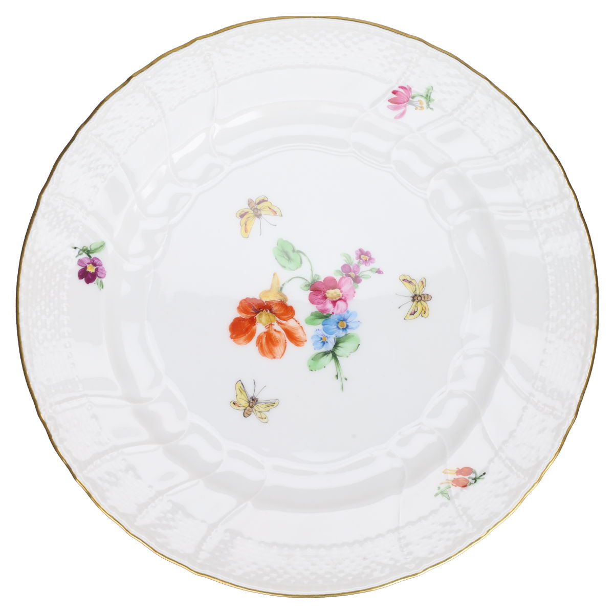 Kuchenteller klein Motiv Primel Orange