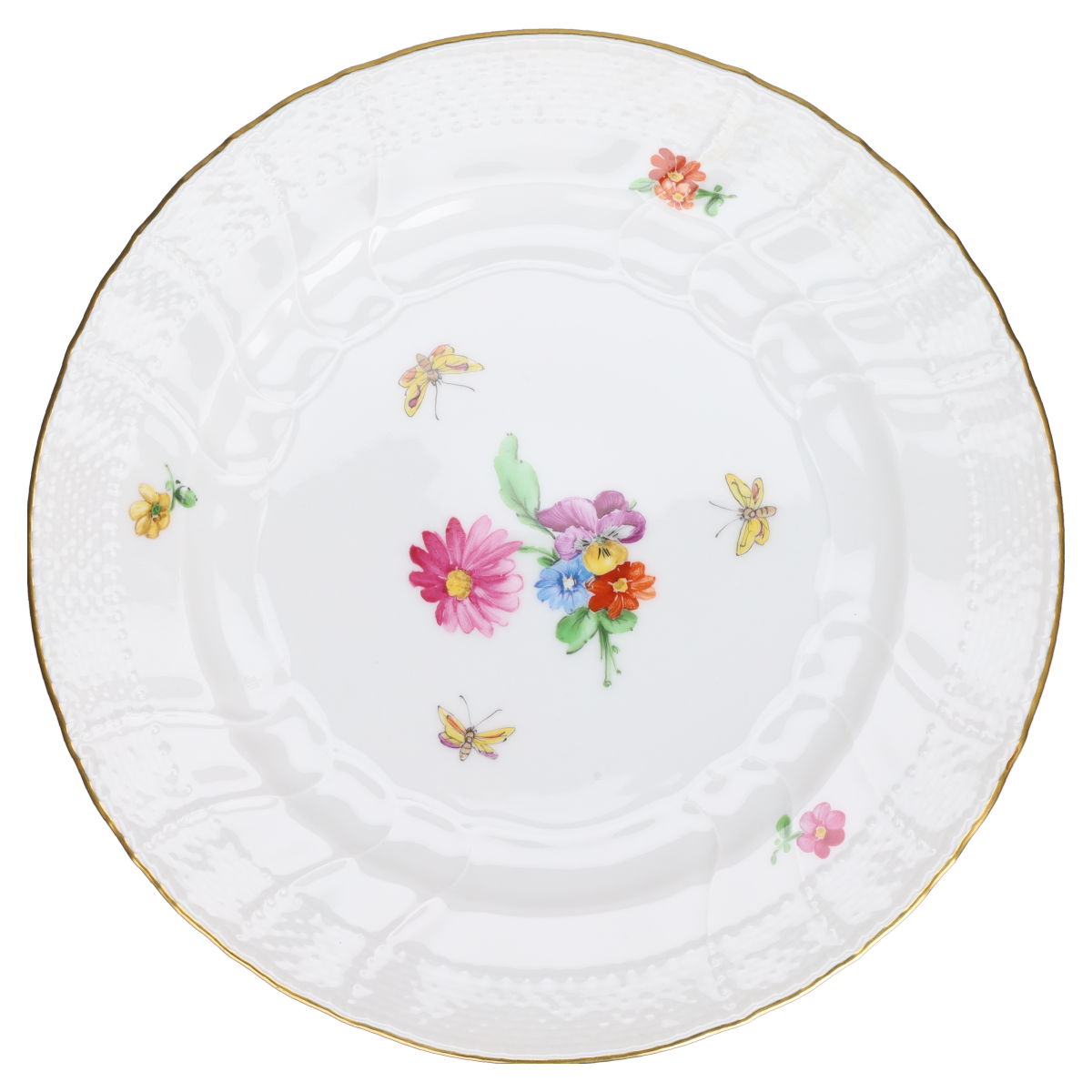 Kuchenteller klein Motiv Margerite Pink