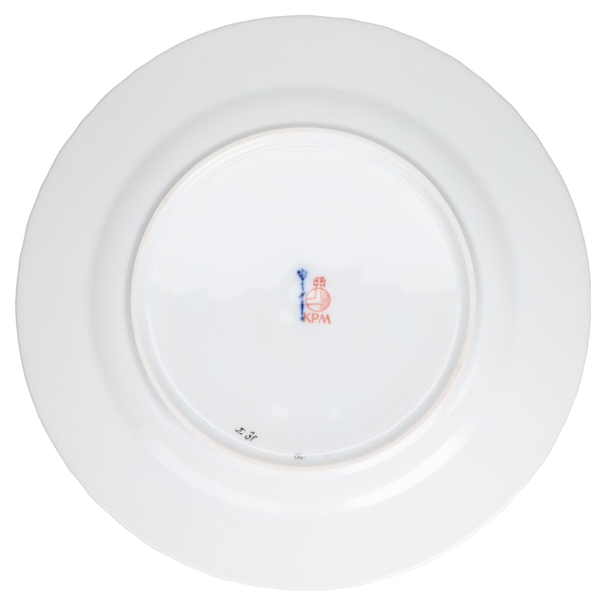 Kuchenteller klein Motiv Blüte Orange 2