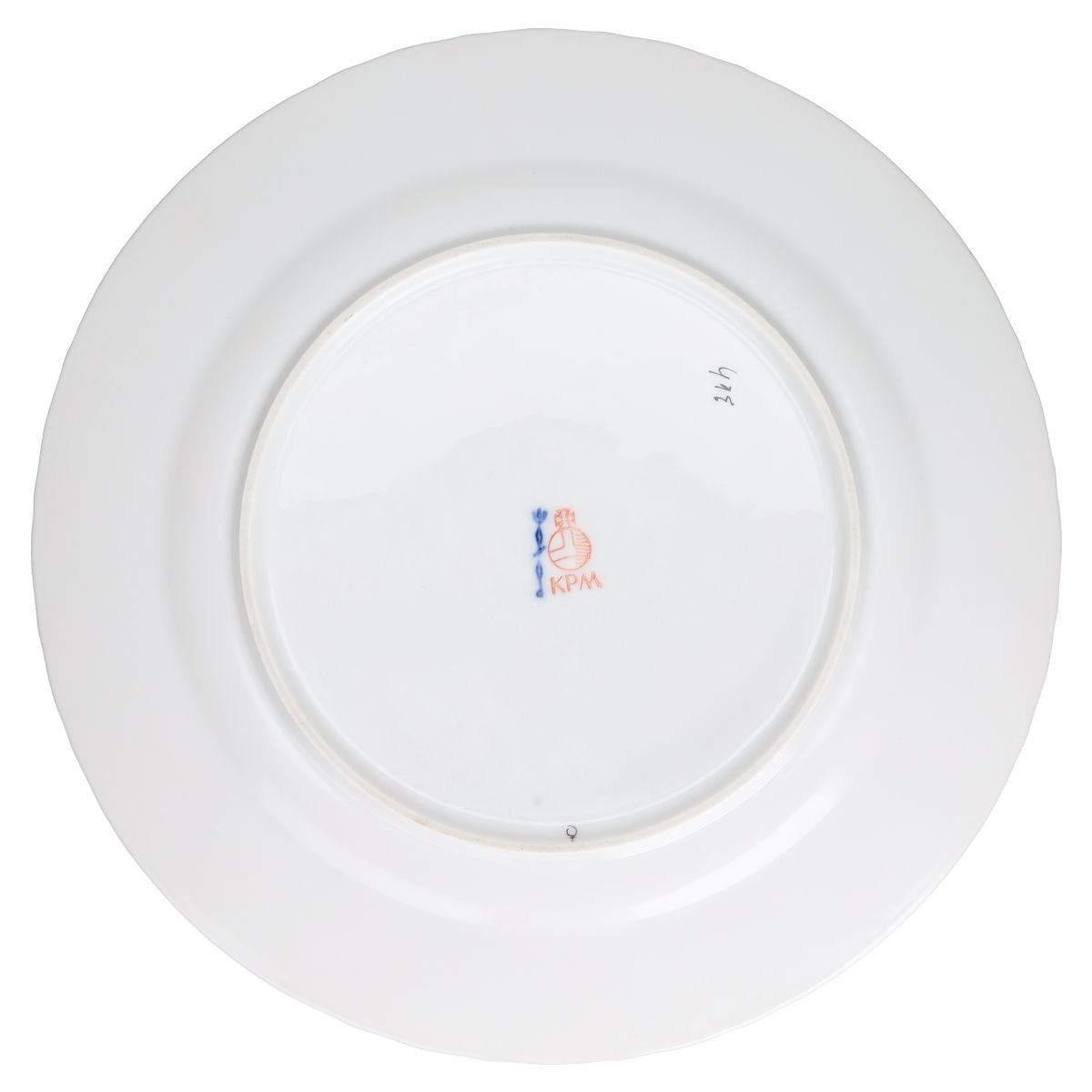 Kuchenteller klein Motiv Primel Orange