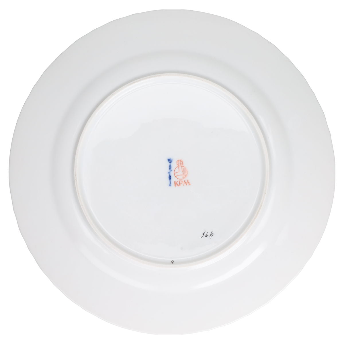 Kuchenteller klein Motiv Primel Orange