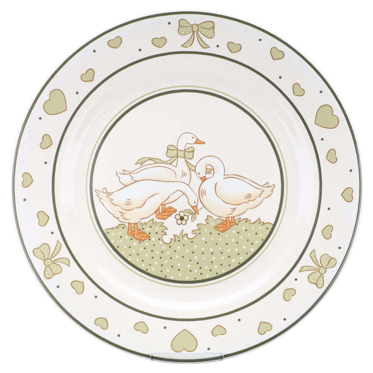 Speiseteller mit Fahne