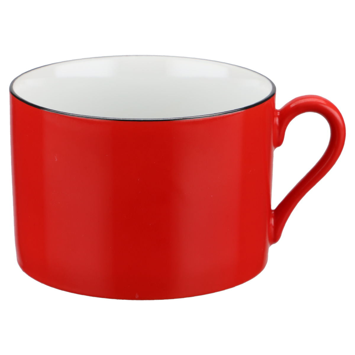 Teetasse mit Untere rot