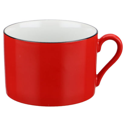 Teetasse mit Untere rot