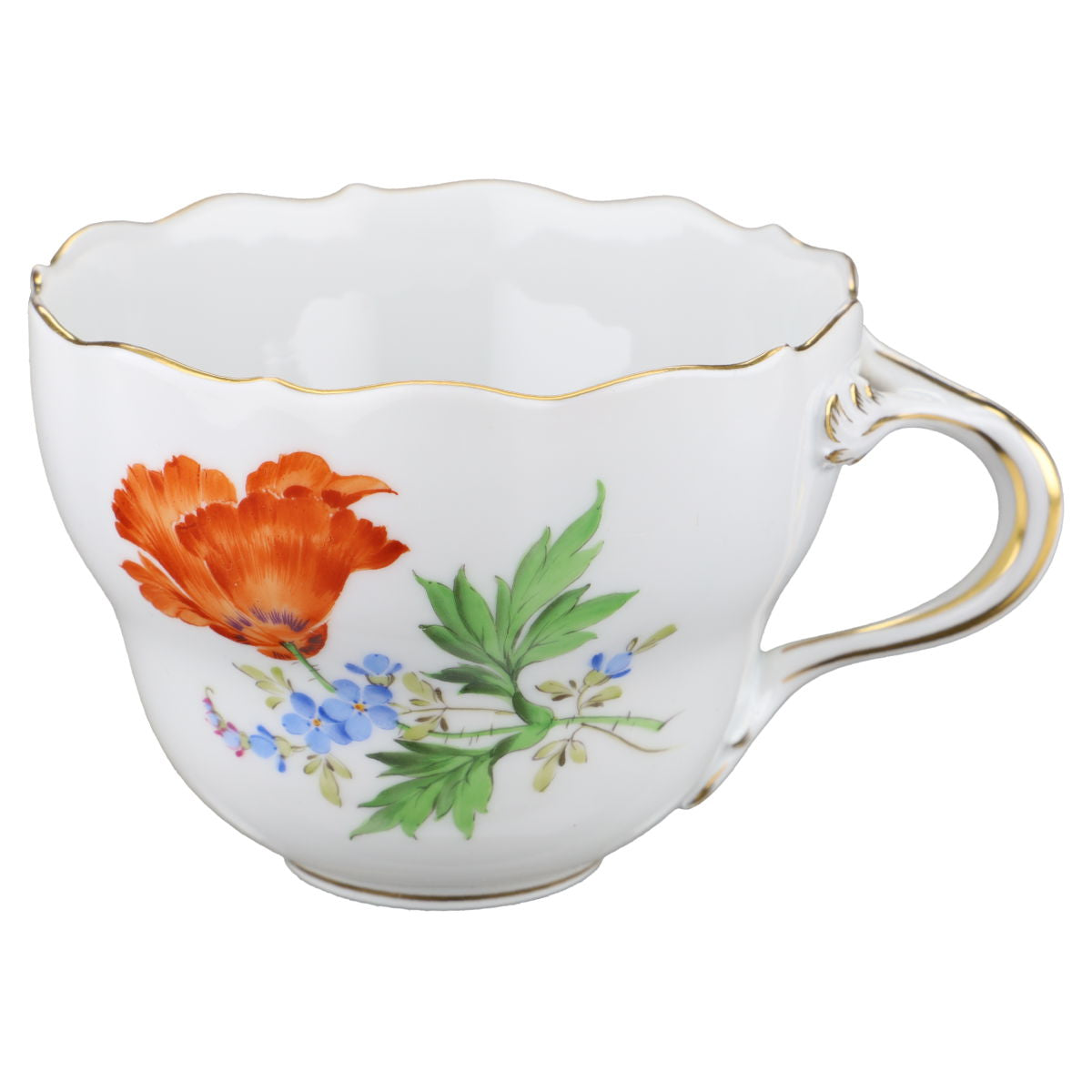 Kaffeetasse mit Untere Klatschmohn orange