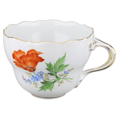 Kaffeetasse mit Untere Klatschmohn orange