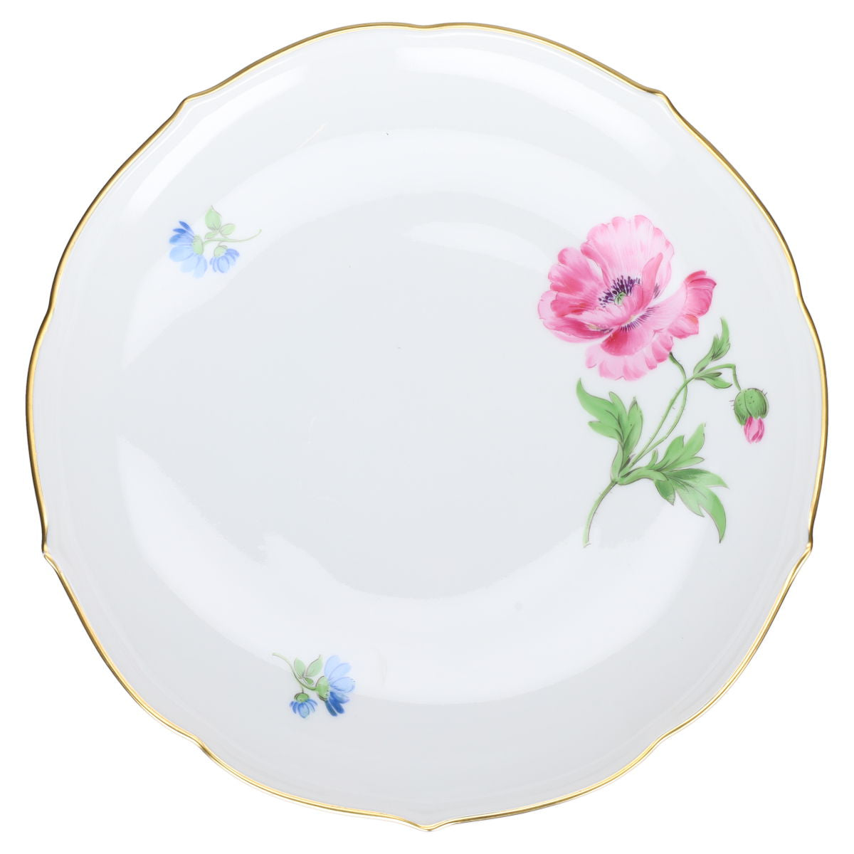 Suppentasse mit Untere Mohnblume pink