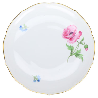 Suppentasse mit Untere Mohnblume pink