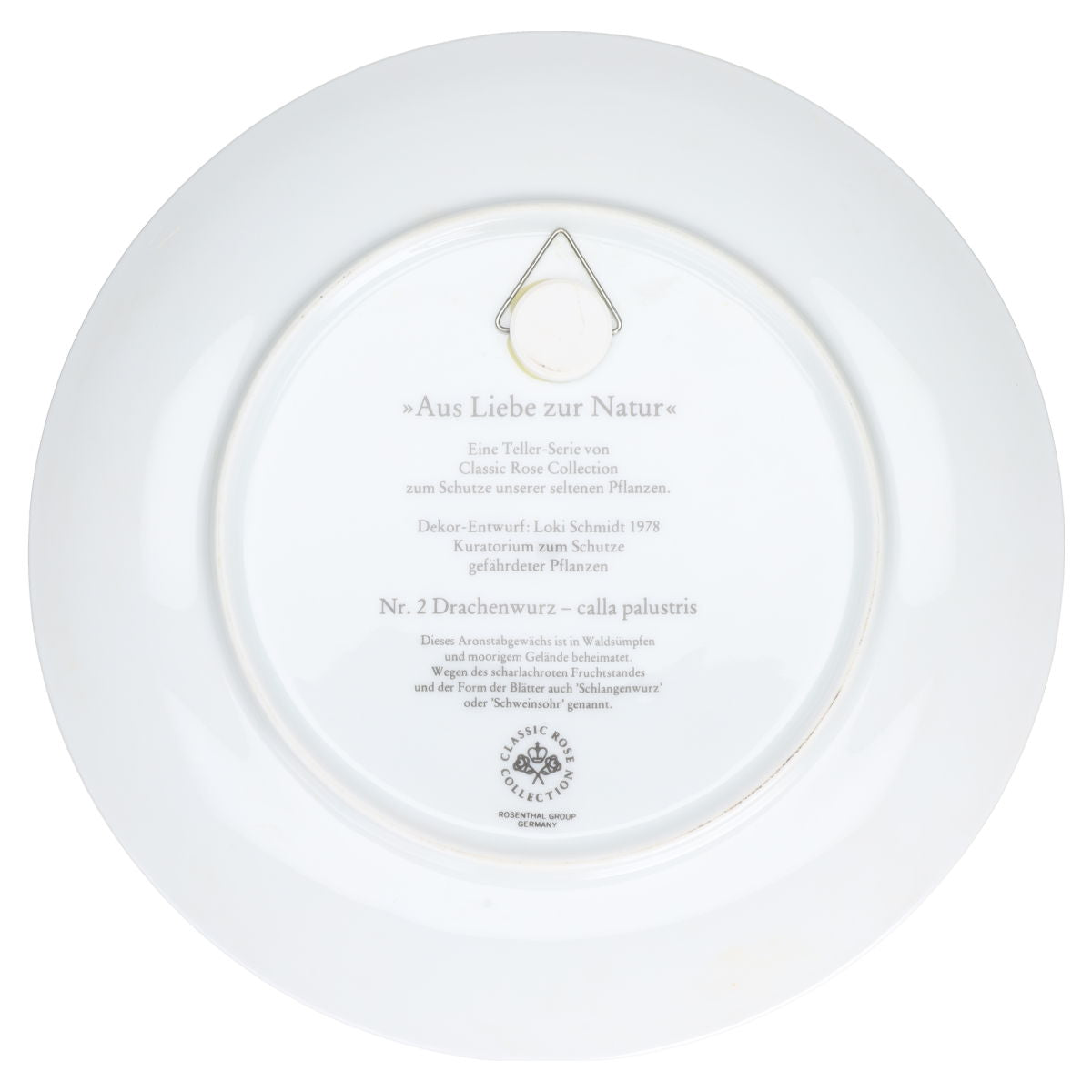 Wandteller  Drachenwurz Nr. 2