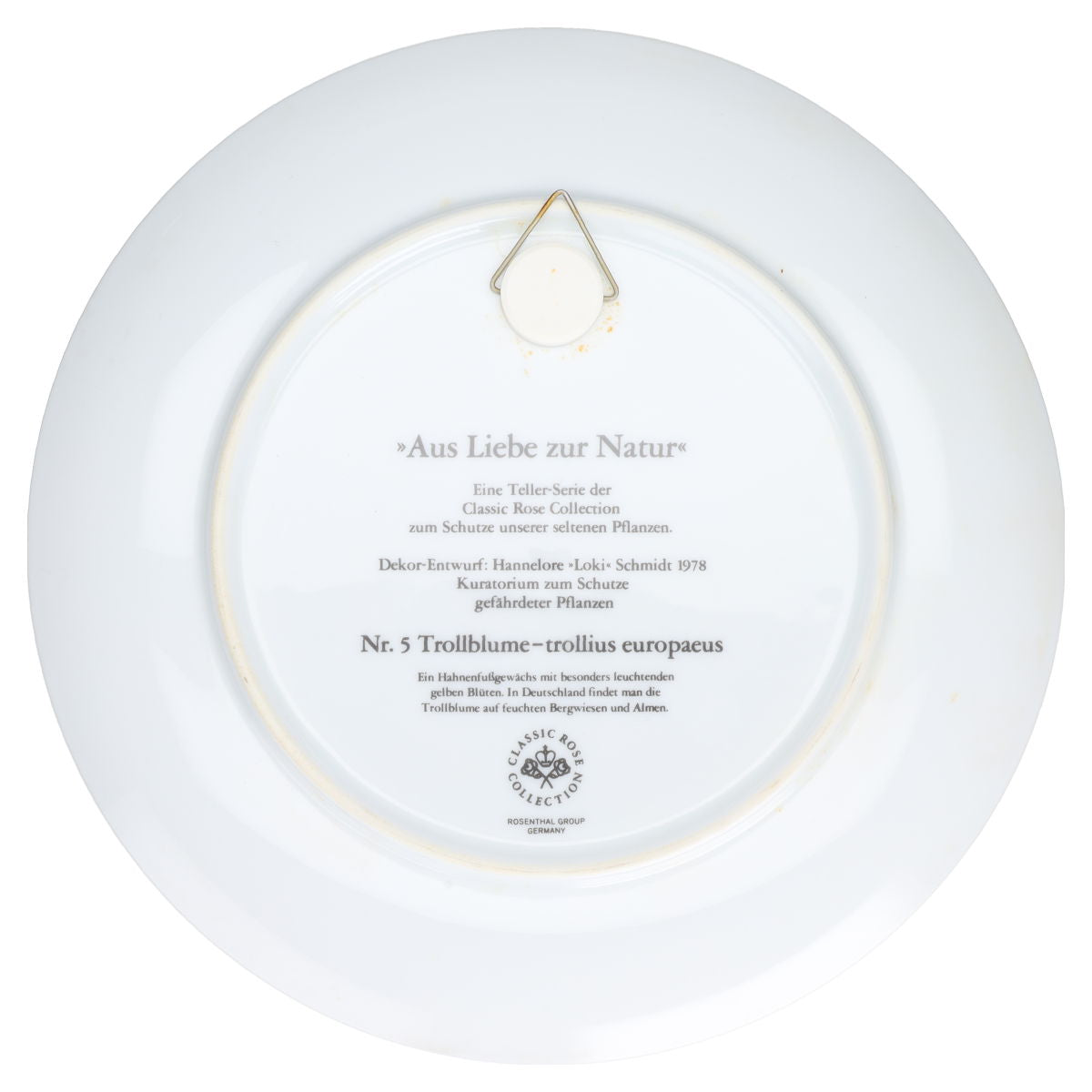 Wandteller Trollblume Nr. 5