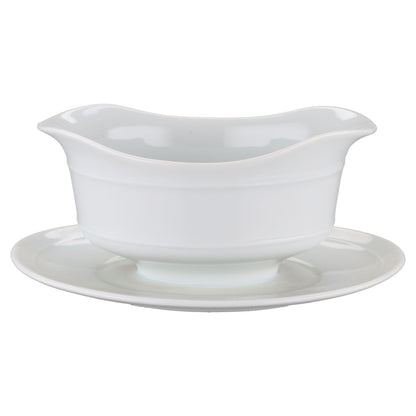 Sauciere mit Teller einteilig II. Wahl