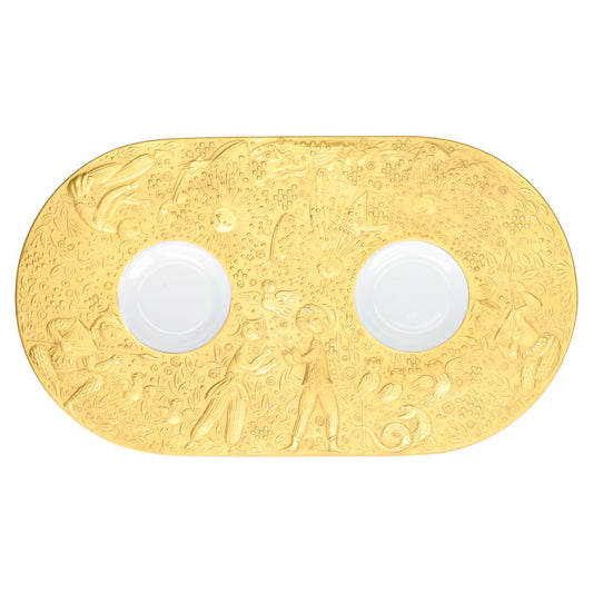 Tablett für Milchkännchen und Zuckerdose