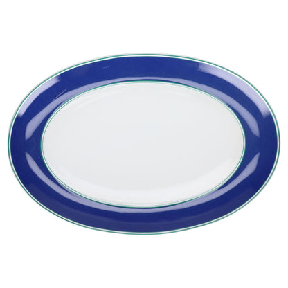 Fleischplatte mittelgroß Blauer Rand