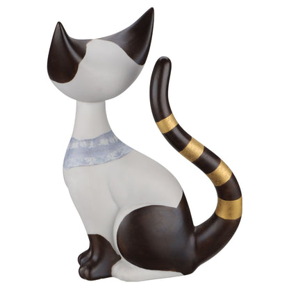 Katze sitzend Serafino 2001