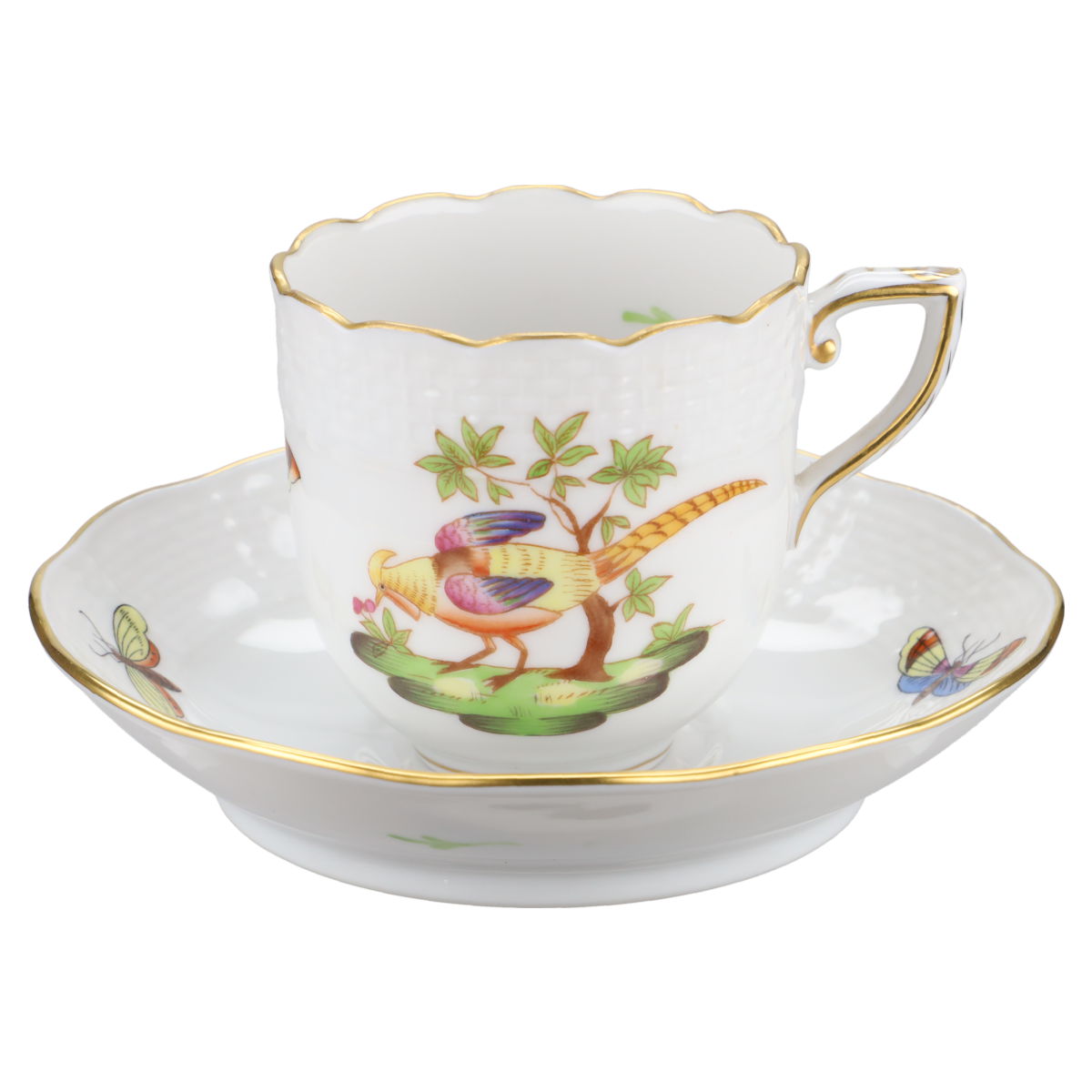 Mokkatasse Espressotasse mit Untere Modell 709 Vogel pickend