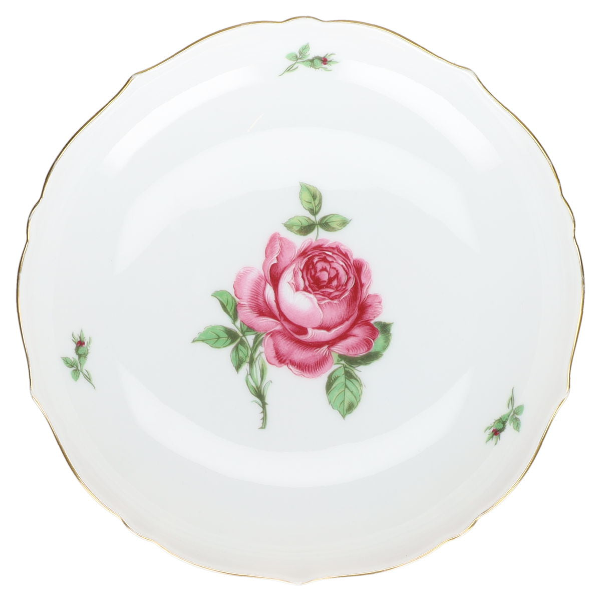 Schale, gewellter Rand rund 16 cm