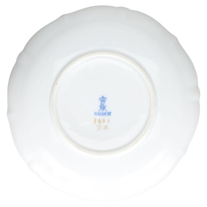 Schale, gewellter Rand rund 16 cm