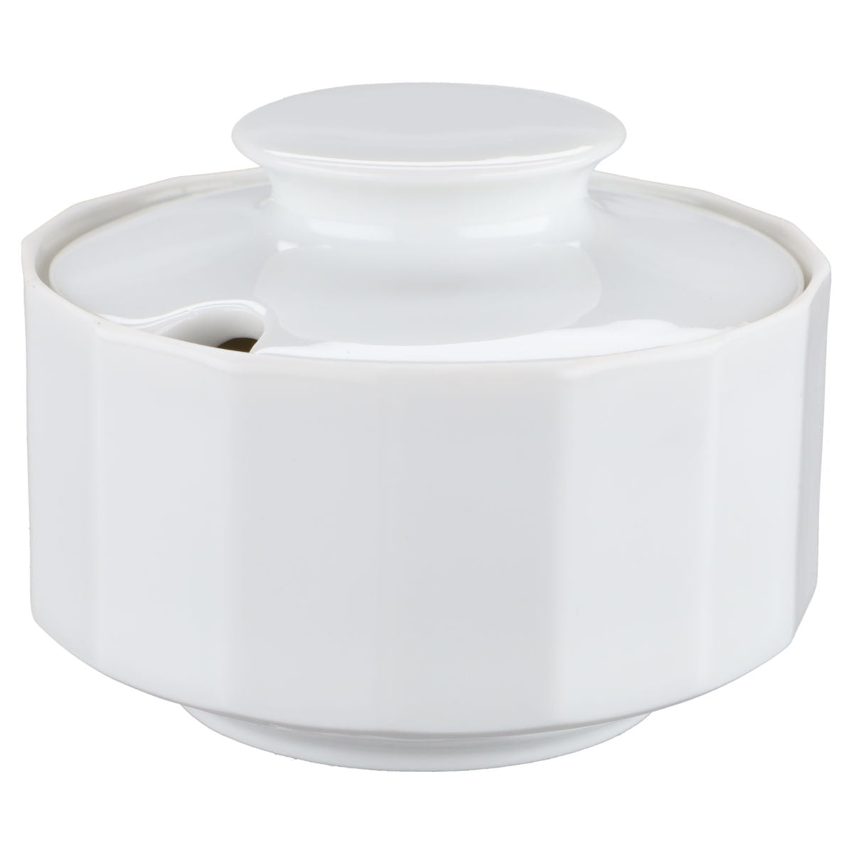 Zuckerdose Öffnung im Deckel