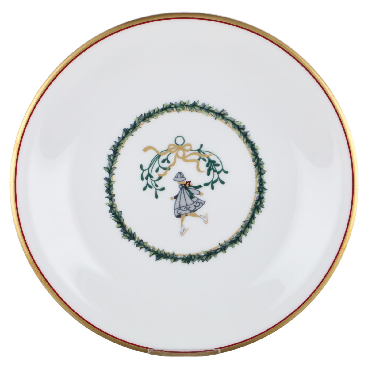 Kuchenteller Schlittschuhläuferin