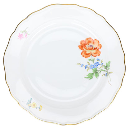 Kuchenteller groß Mohnblume orange