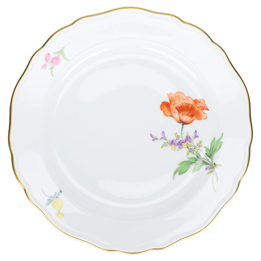 Kuchenteller groß Blüte orange