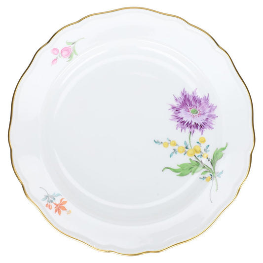 Kuchenteller groß Chrysantheme lila