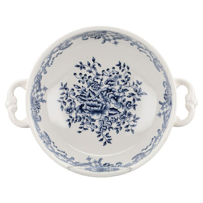 Suppentasse - Henkel waagerecht Blume oben