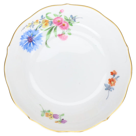 Untertasse für Mokka Espresso blaue Kornblume